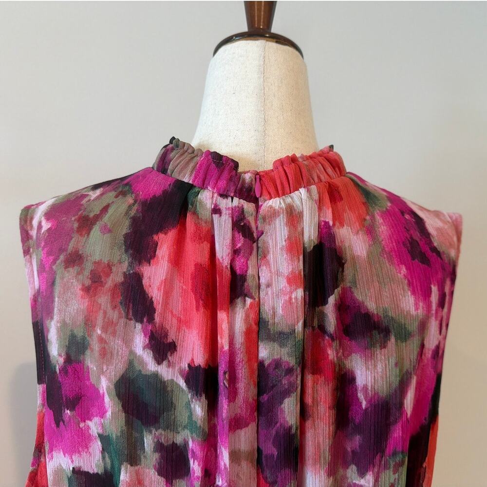 NWOT Calvin Klein Floral Sleeveless Maxi Dress, Women’s Size 14 - Picture 4 of 6